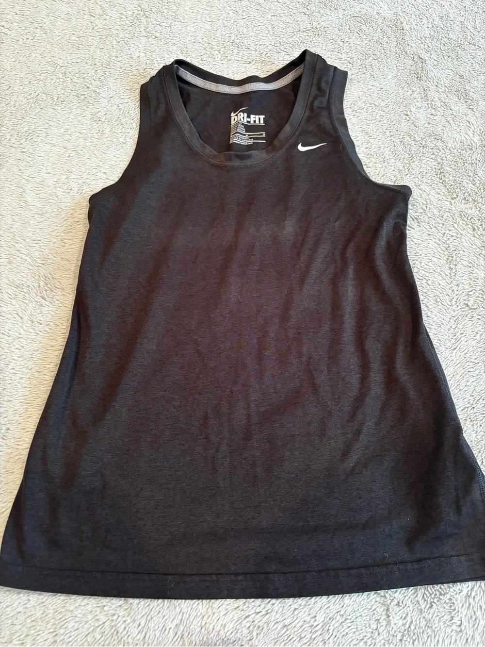 Nike Black Dri-FIT Racerback Tank - Picture 1 of 2